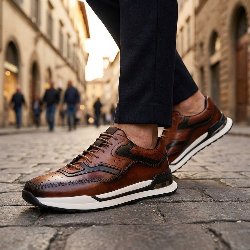 Montague Cowhide Air Sneakers