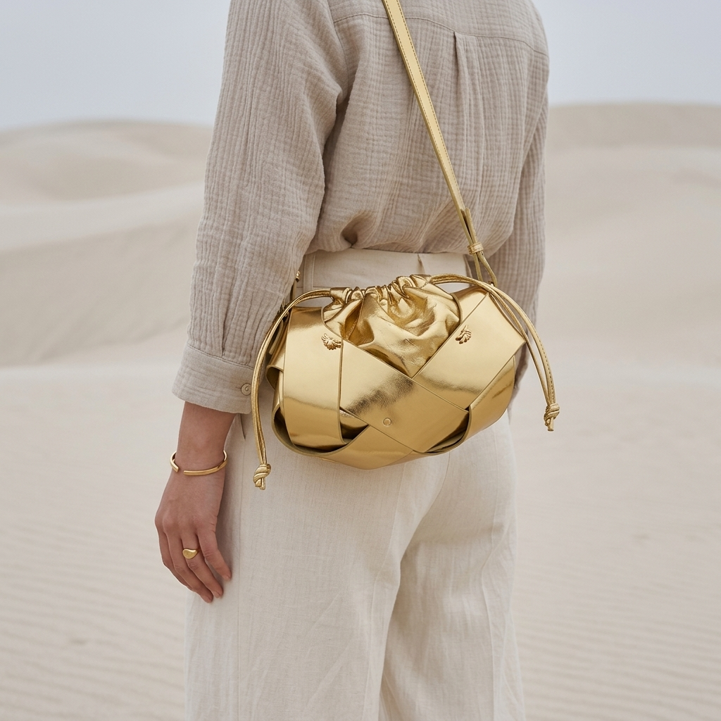 Aurea Knot Bag in Vegan Leather  - By Qivii