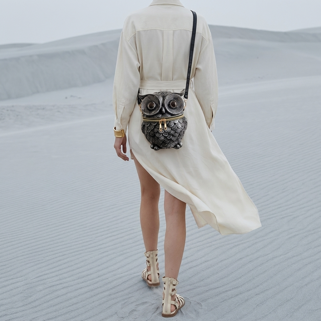 The Noctura Mini in Vegan leather  - By Qivii