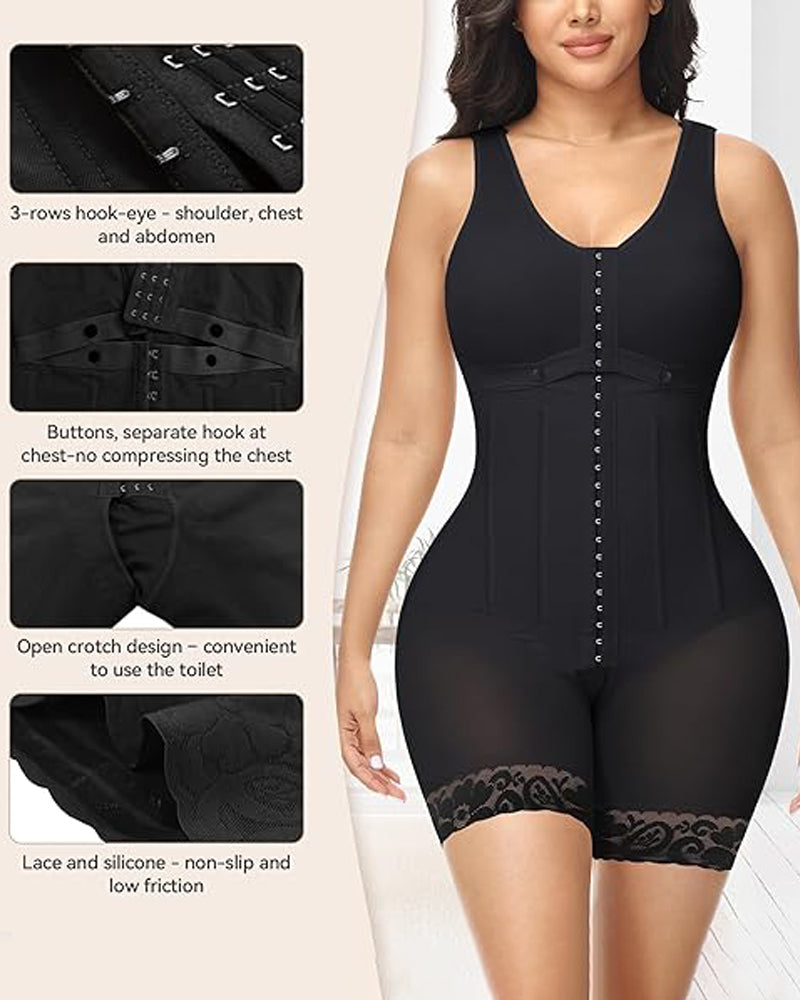 Shapshe® Compression Garment Short Shapewear For Women With Bra  - By Qivii
