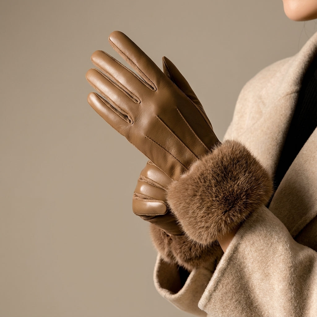 Avelina Faux Fur Gloves