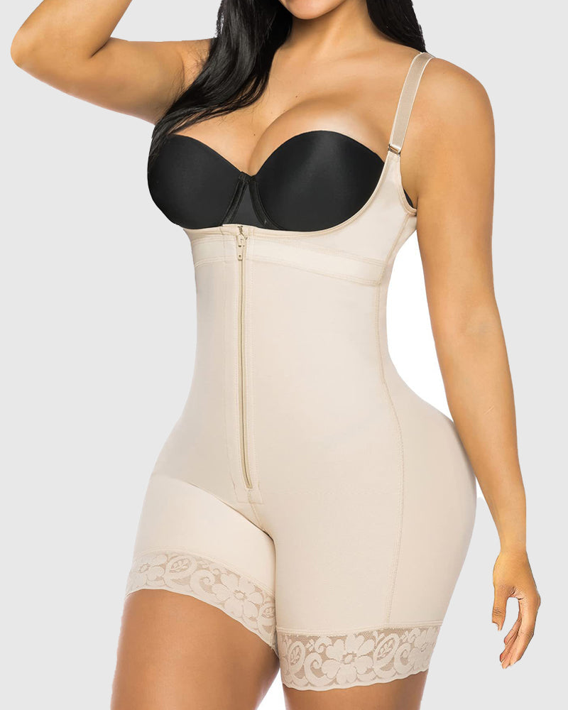 Shapshe® Slim Fajas Adjustable Straps Tummy Control Butt Lifter Shapewear  - By Qivii
