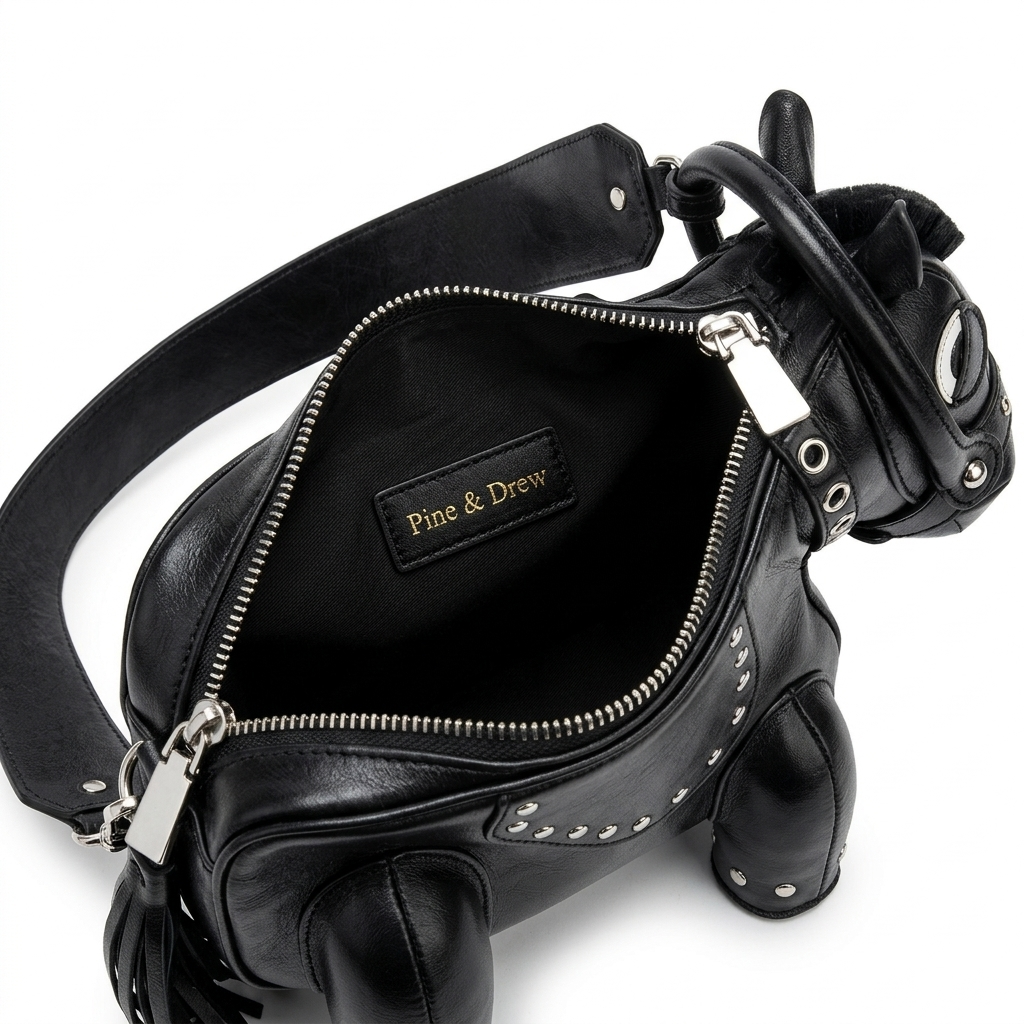 Cavallo Handbag in Vegan Leather  - By Qivii