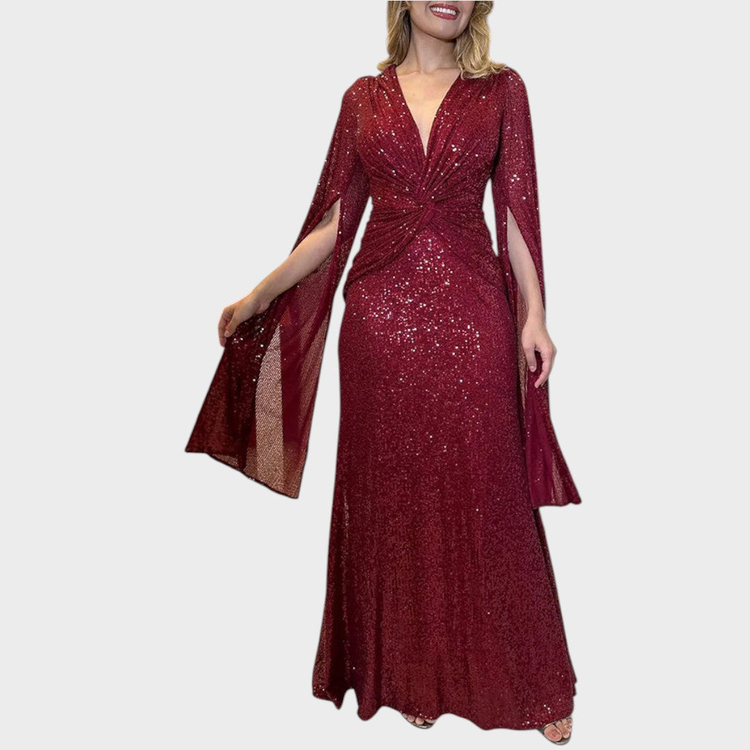 Nerma - Maxi Robe Brillante  - By Qivii