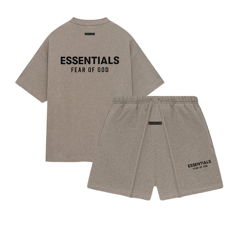 FW24 T-Shirt / Shorts / Set - Heather Gray  - By Qivii