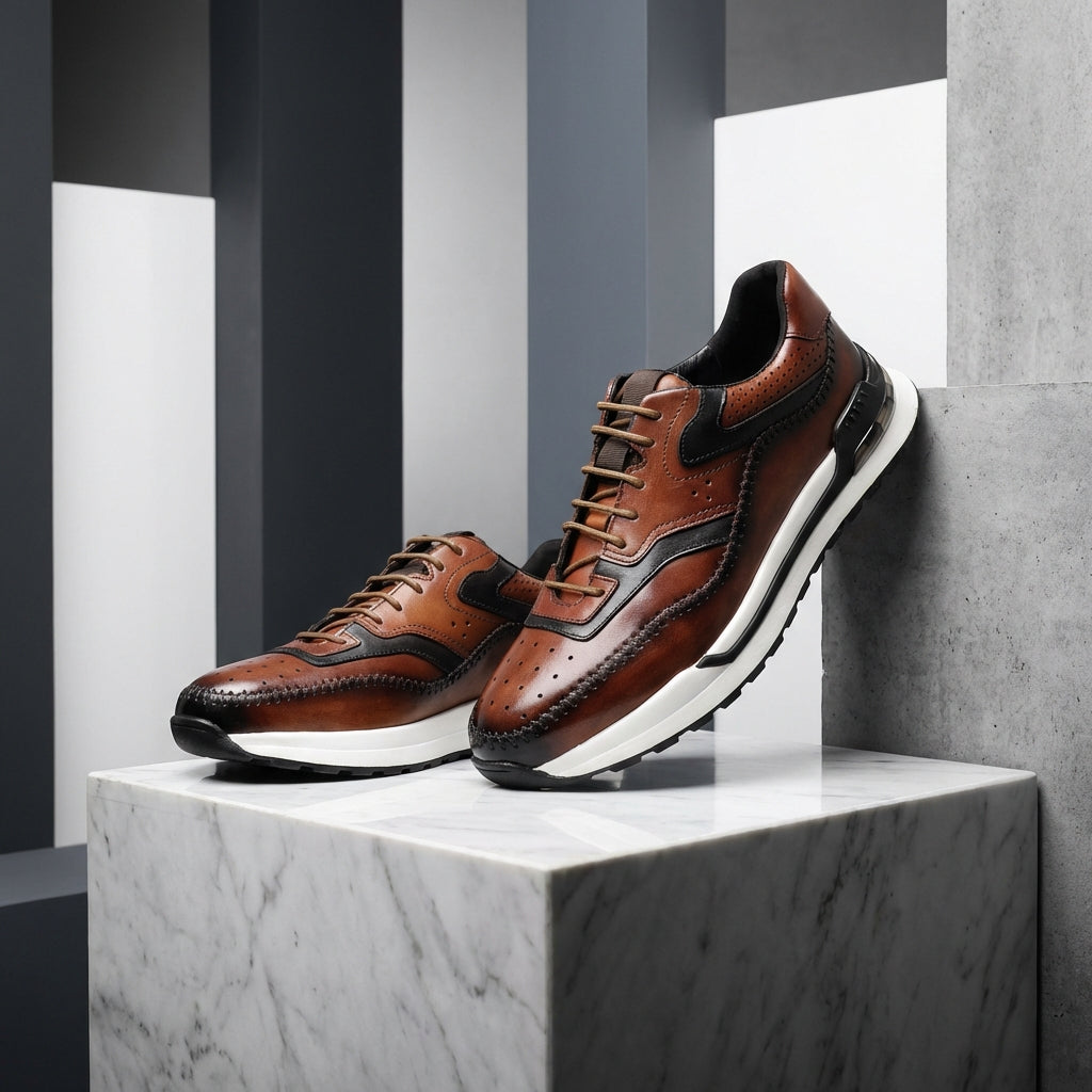 Montague Cowhide Air Sneakers
