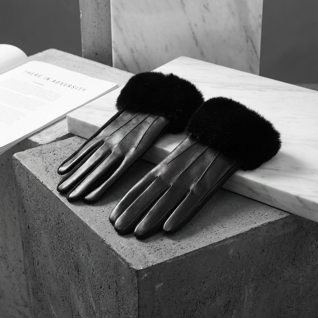 Avelina Faux Fur Gloves