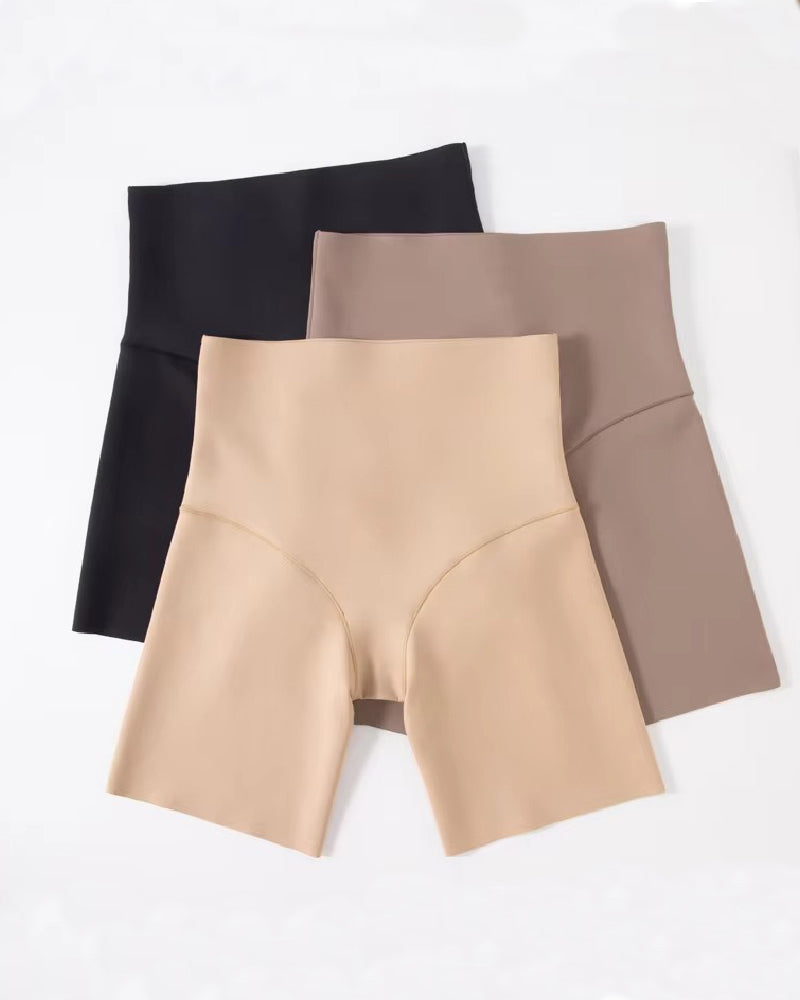 Seamless Elasticity Tummy Control Non-slip Thickened Faja Shapewear Shorts  - By Qivii