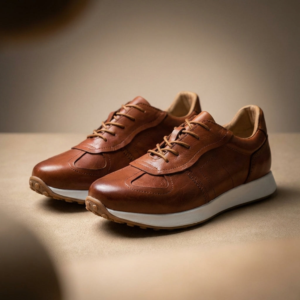 Avellino Cowhide Sneakers