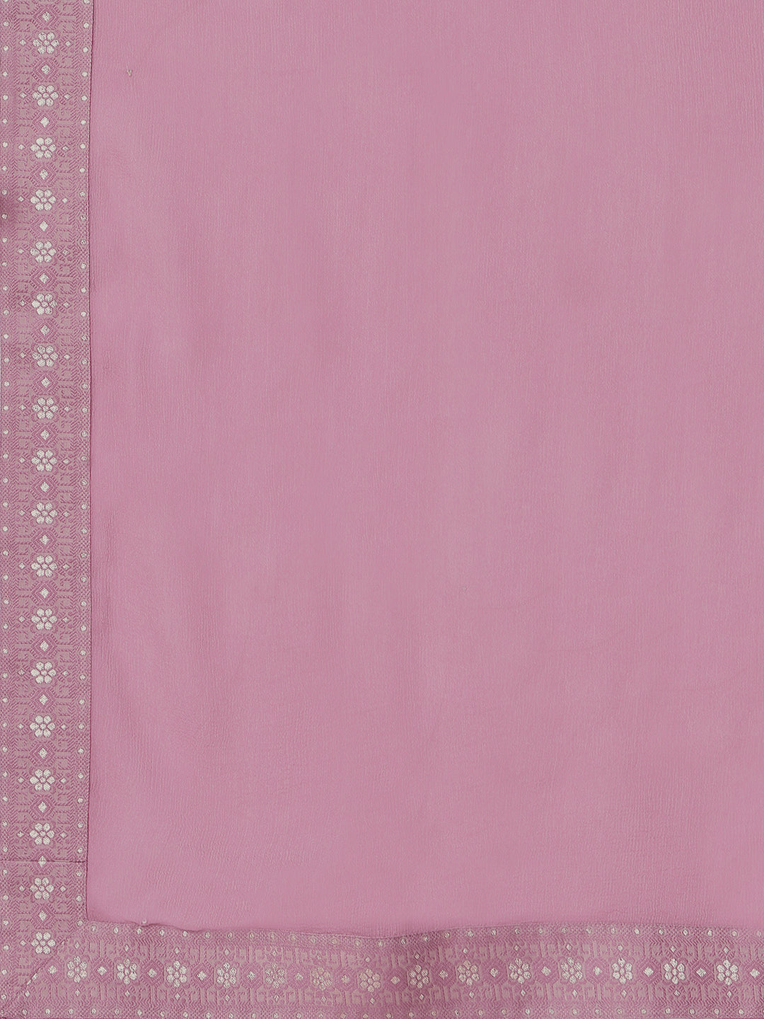 Cream And Pink Jacquard Tissue Kurta Suit Set