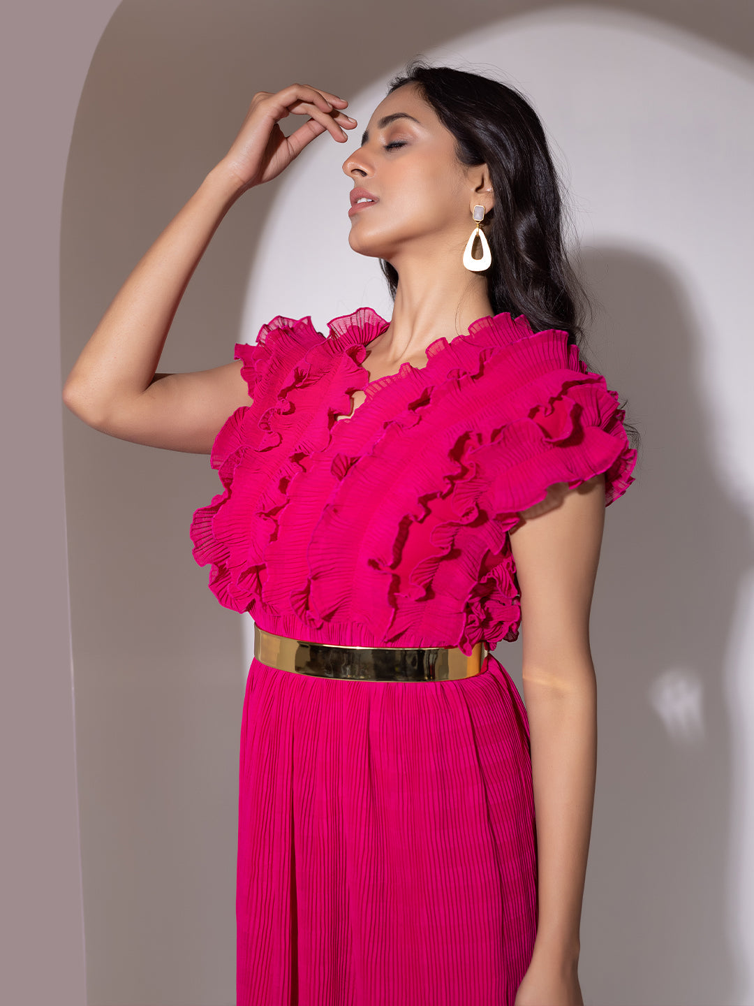 Love Potion Pleated Dress  - By Ragavi - qivii