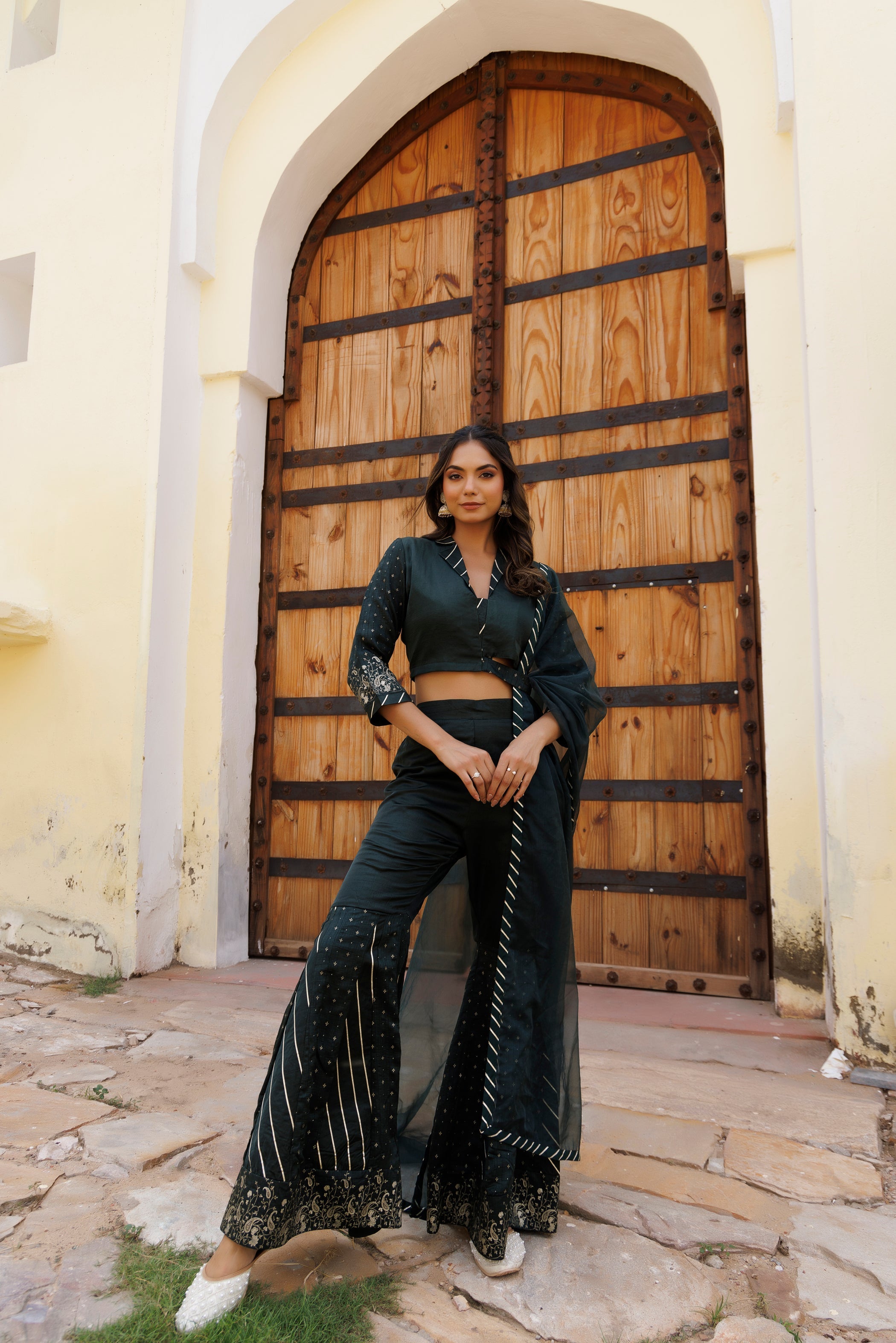 Gulf Green Co-Ord Set  - By Ragavi - qivii