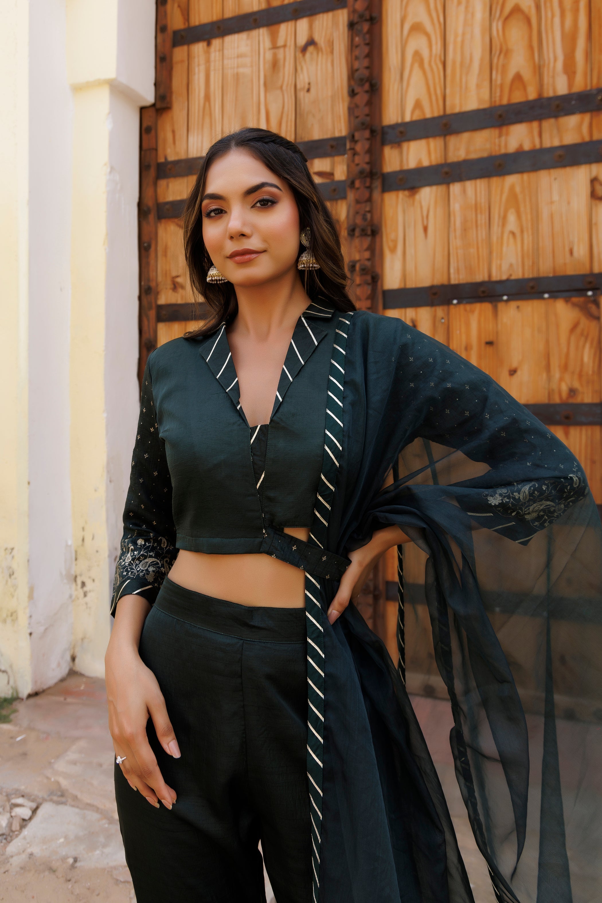 Gulf Green Co-Ord Set  - By Ragavi - qivii