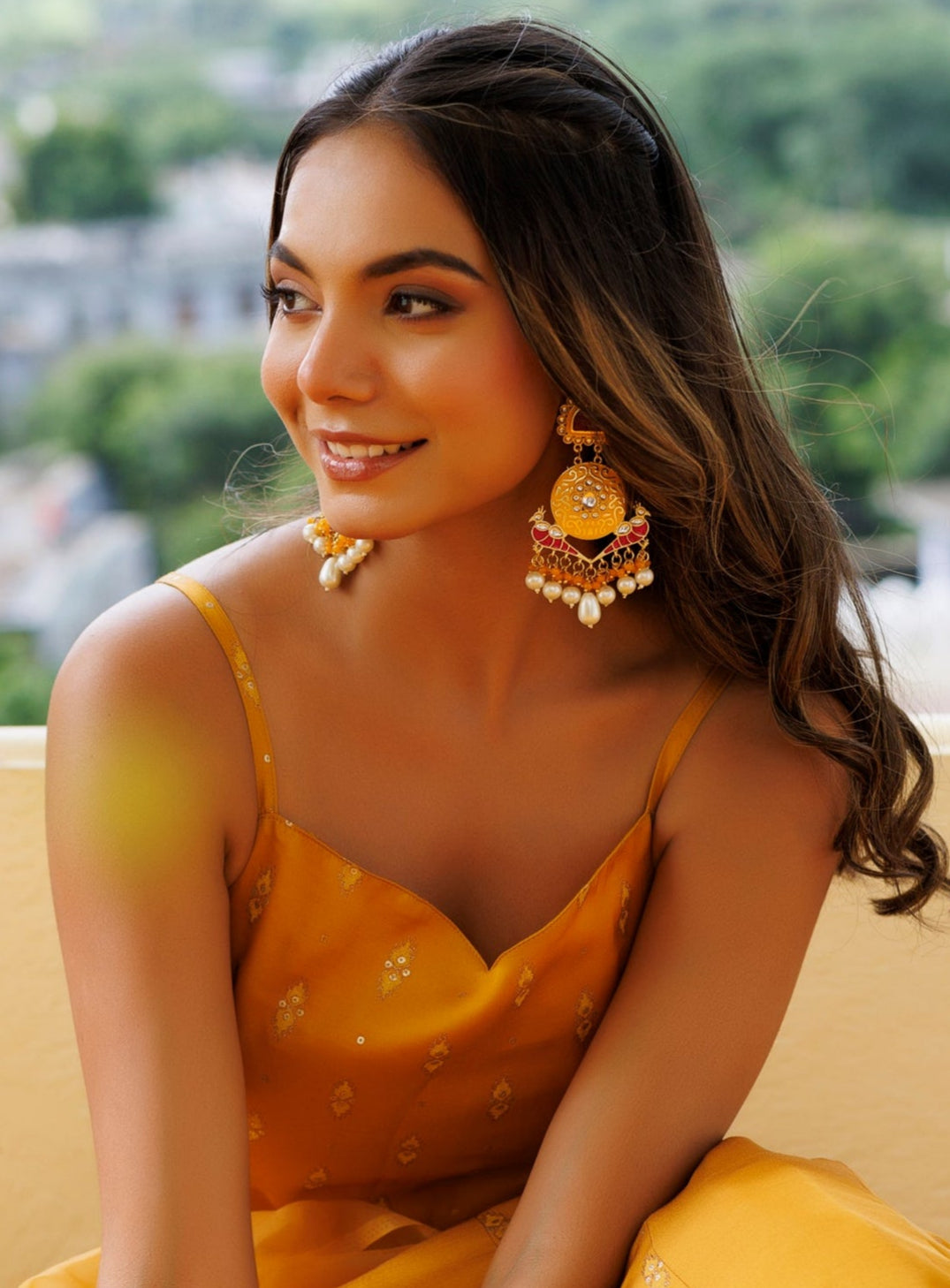 Daisy Yellow Lehenga Set  - By Ragavi - qivii