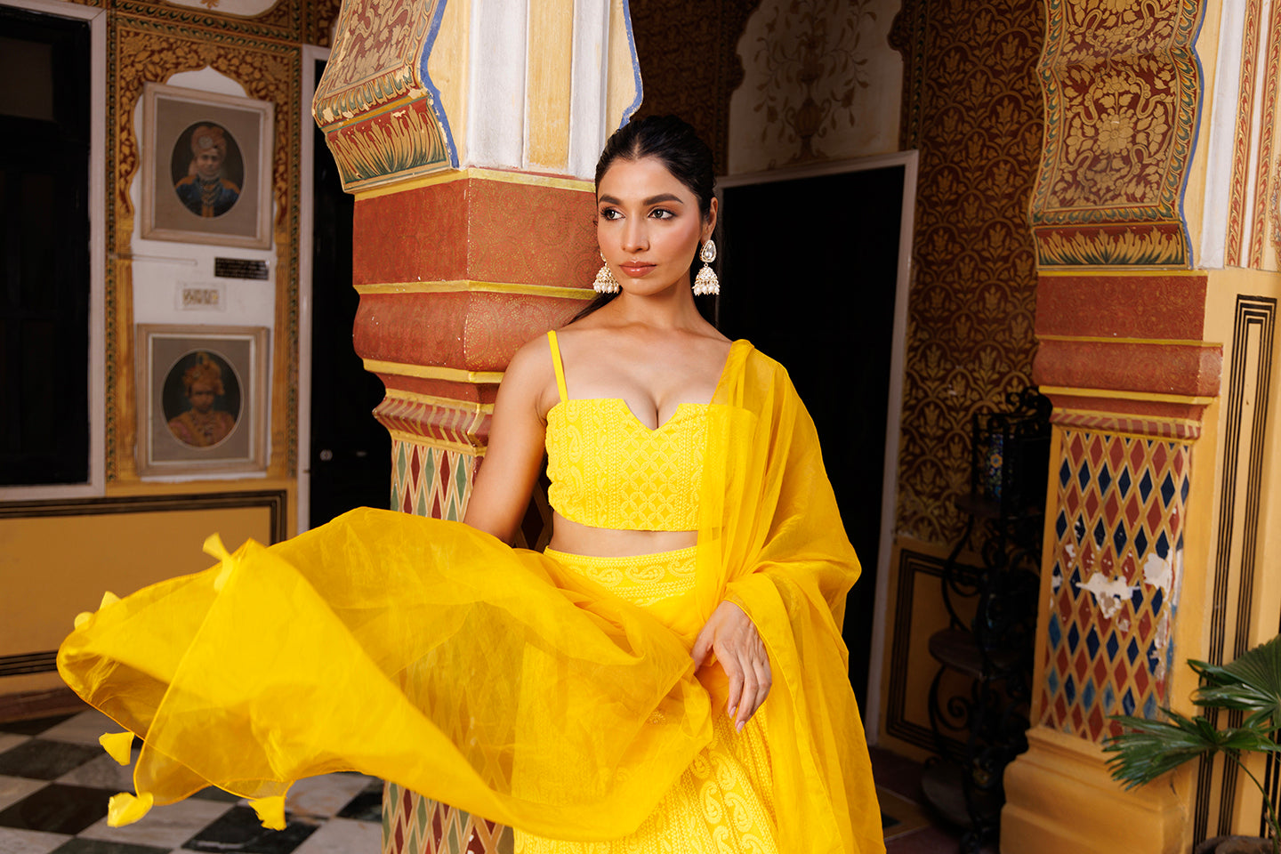 Sunstruck Chikankari Lehenga Set