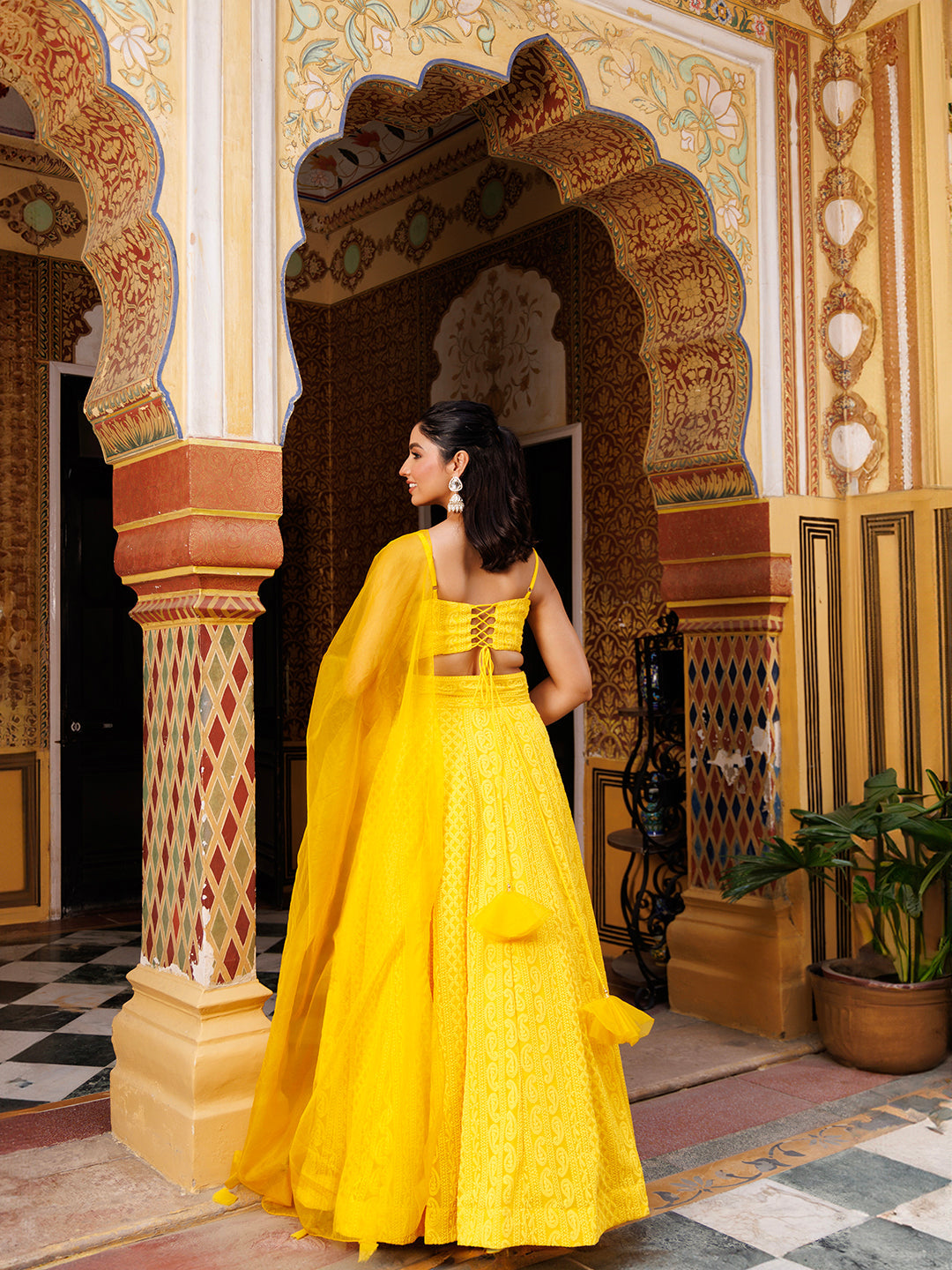 Sunstruck Chikankari Lehenga Set