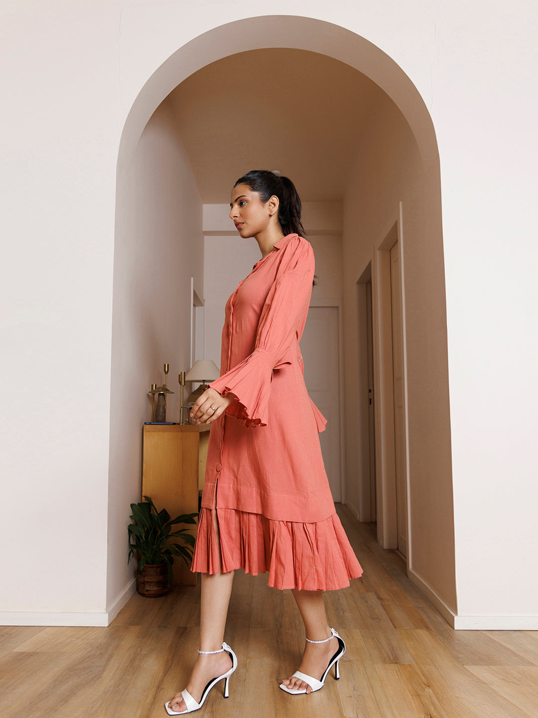 Begonias Pink Dress by ragavi