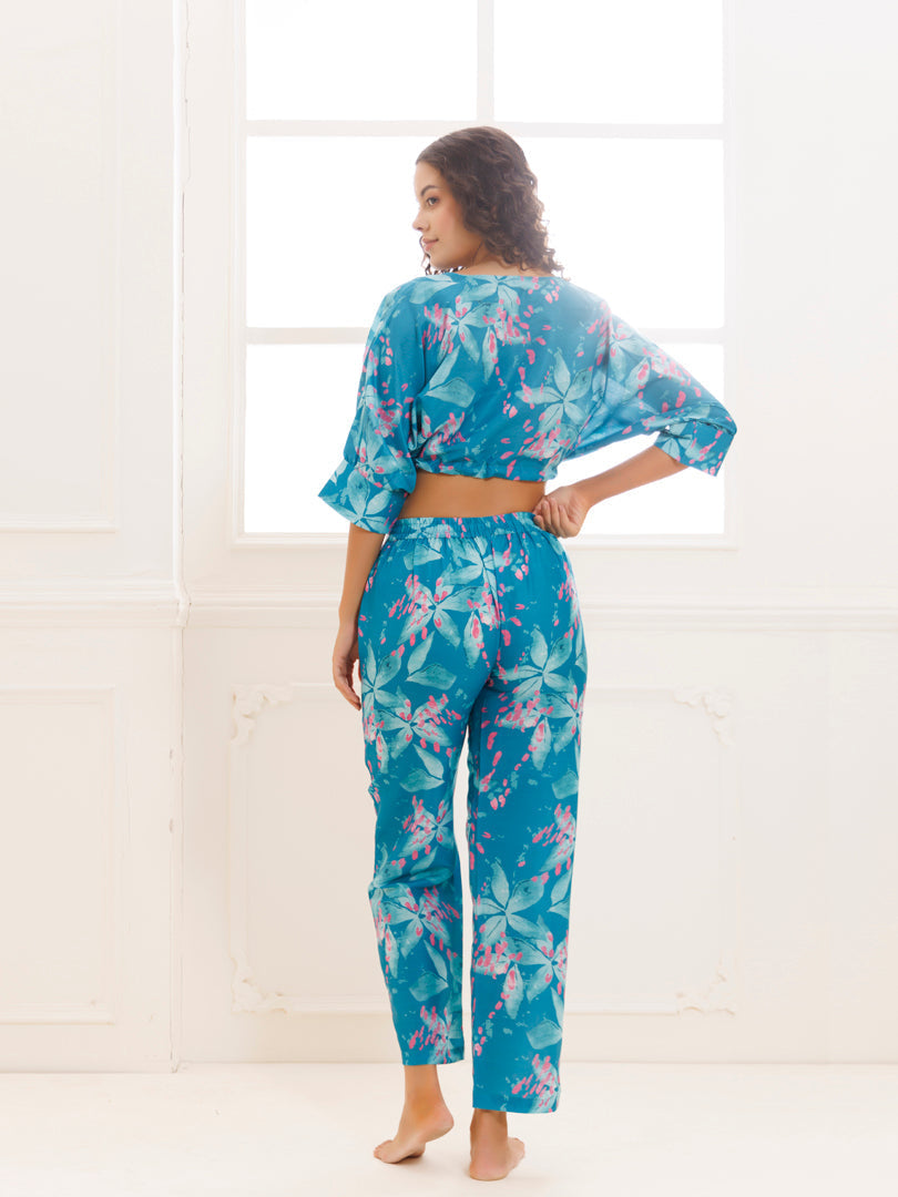 Aventurine Green and Pink Co-ord Set  - By Ragavi - qivii