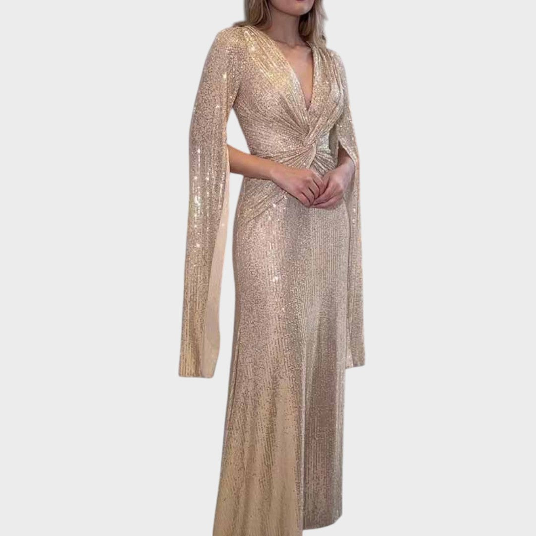 Nerma - Maxi Robe Brillante  - By Qivii