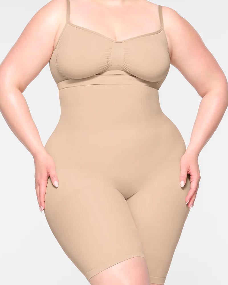 Seamless Slip High Waisted Slimming Tummy Control Shapewear Shorts  - By Qivii