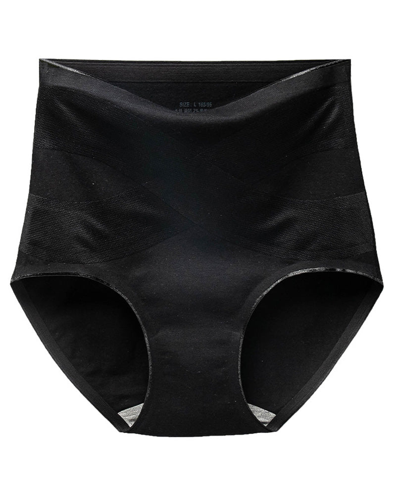 Women's Seamless Graphene High Waist Tummy Control Cotton Underwear  - By Qivii