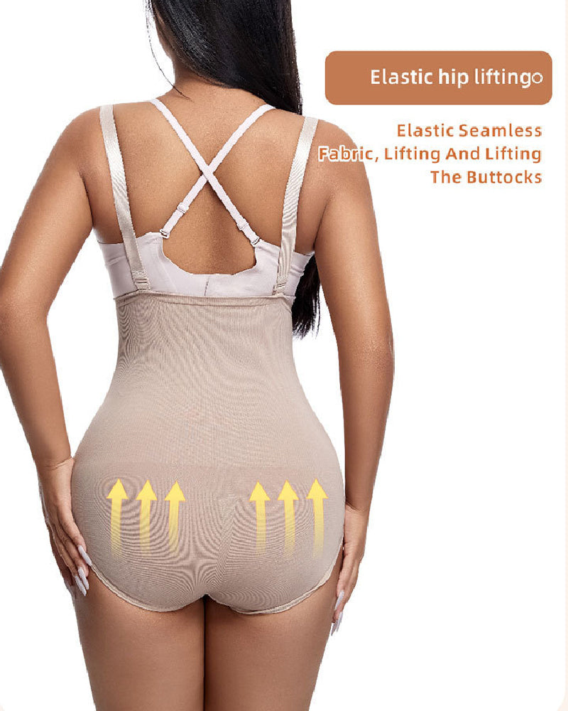 Women's Tummy Control Adjustable Buckle Front Open Bust Shapewear  - By Qivii