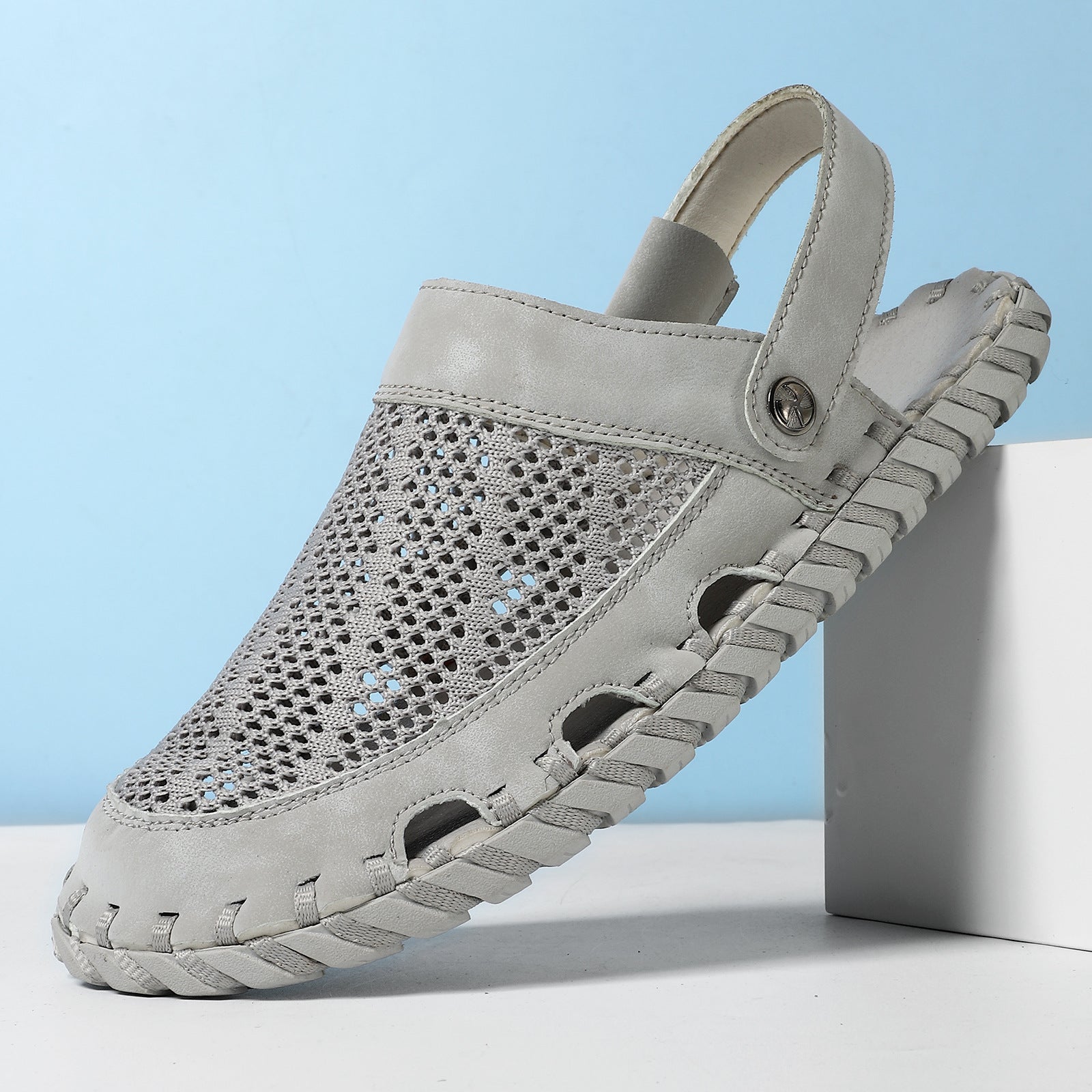 Men's 2025 Summer Genuine Leather Outdoor Beach Sandals