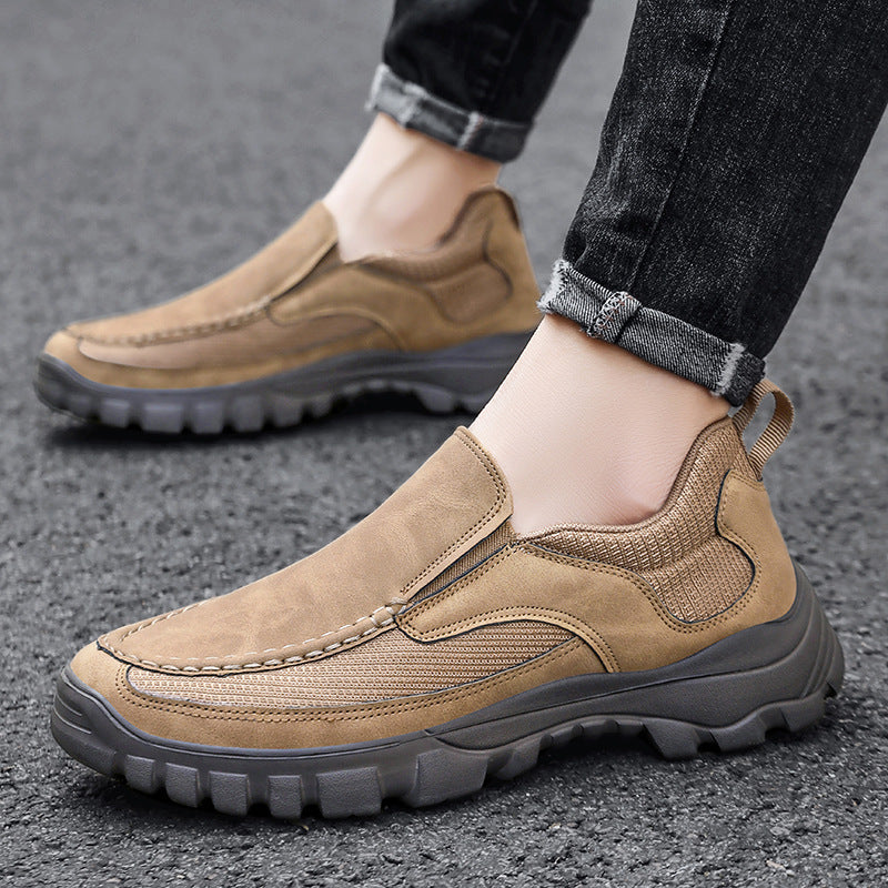 New Men’s Casual Loafers – Comfortable & Lightweight Walking Shoes, Slip-On Men’s Leather Loafers, Easy-to-Wear Casual Footwear