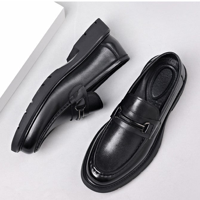 Men's Premium Leather Loafers - Stylish, Comfortable, and Slip-Resistant Casual Business Shoes