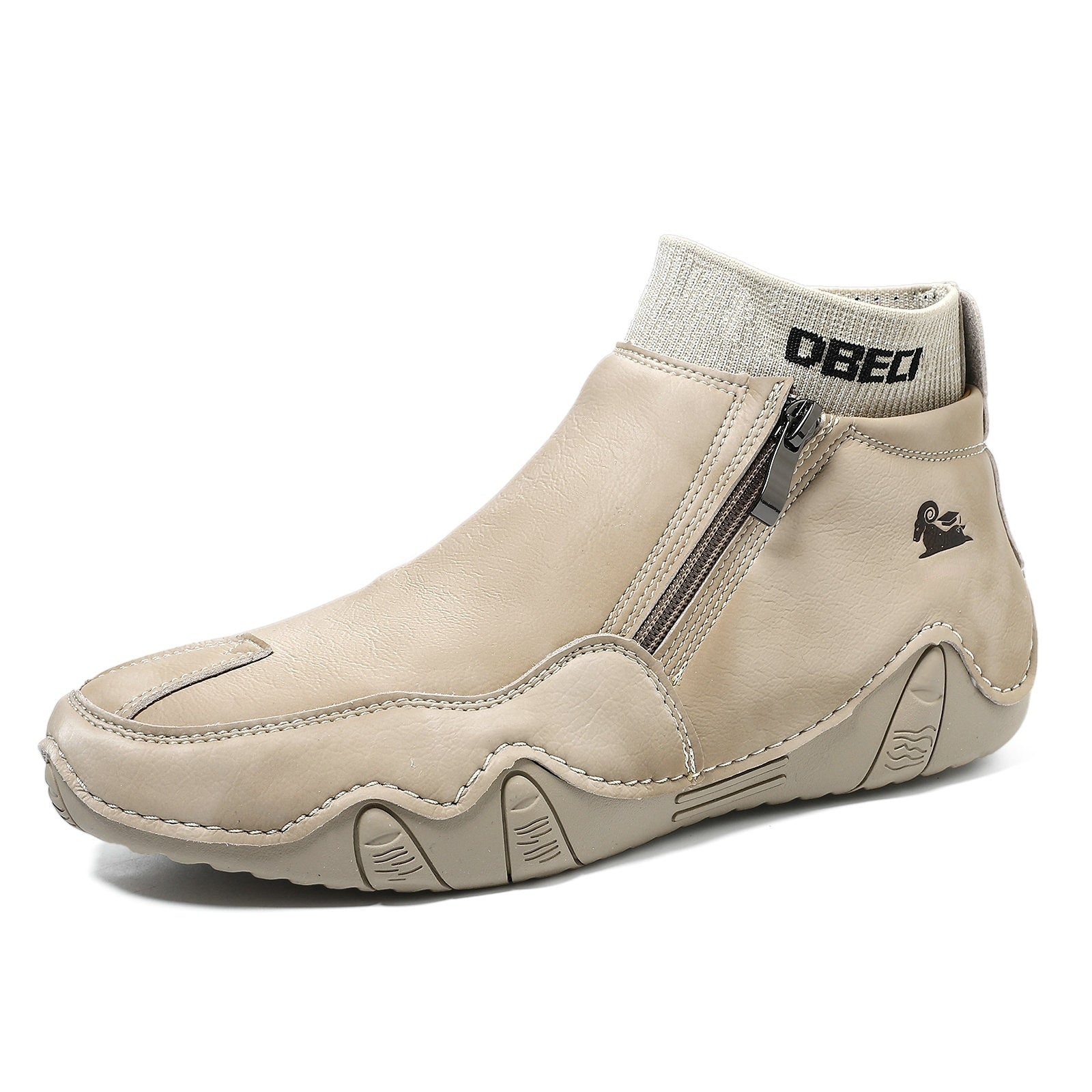 Men's High-Top Martin Boots Winter Warmth and Durability Large Size Outdoor Casual Footwear