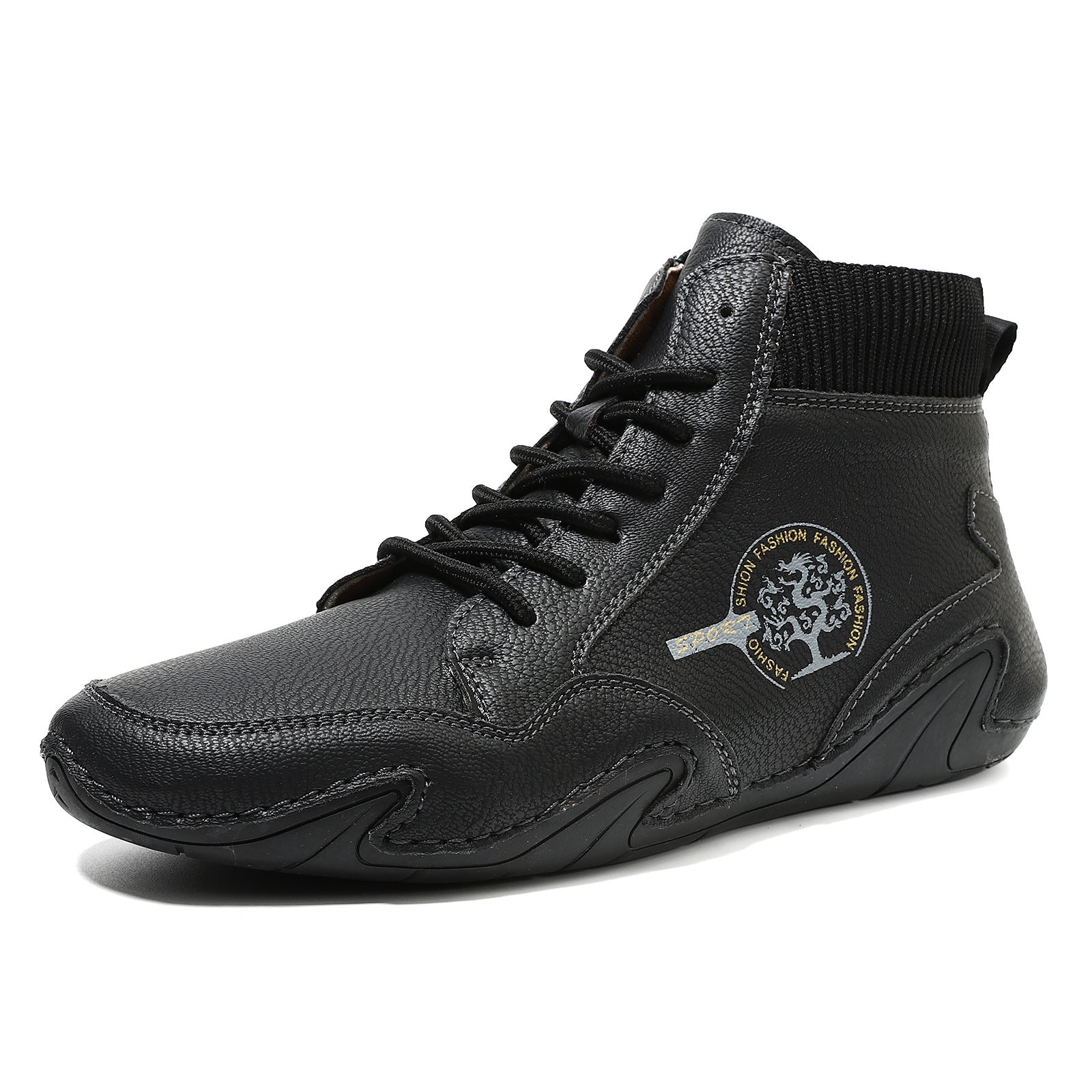 Men’s Best Selling High-Top Sock Lace-Up Chelsea Boots
