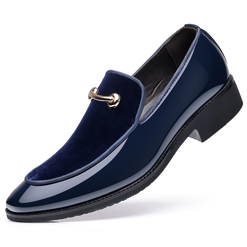 Men's Leather Suede Patent Casual Shoes Fashion Loafers Wedding Men's Shoes Hair Stylist Flats