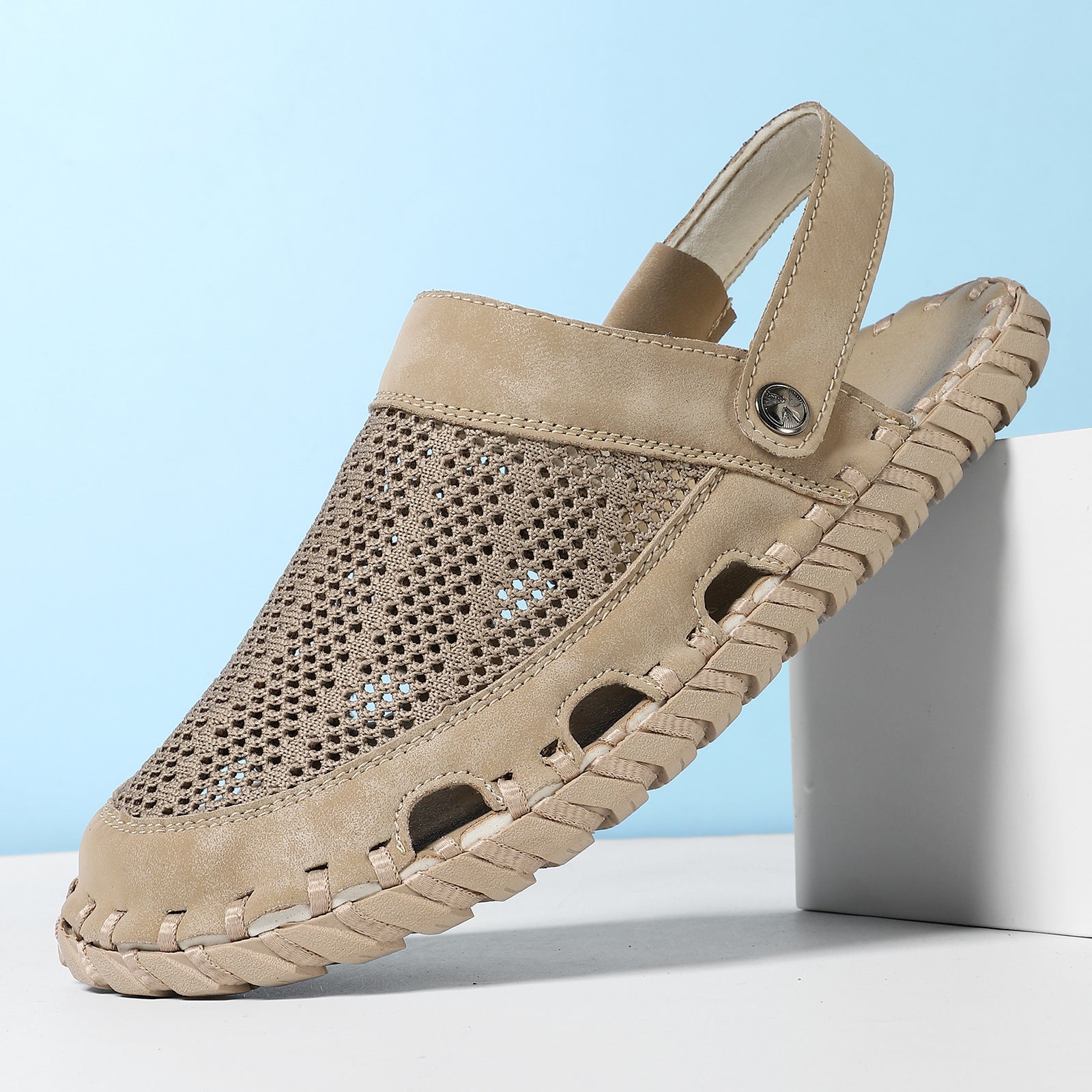 Men's 2025 Summer Genuine Leather Outdoor Beach Sandals