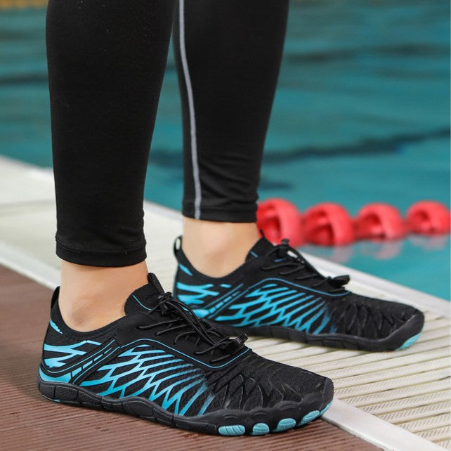 Men’s & Women’s Outdoor Toe Water Shoes for Hiking, Swimming, Cycling, Beach, & Fitness Activities