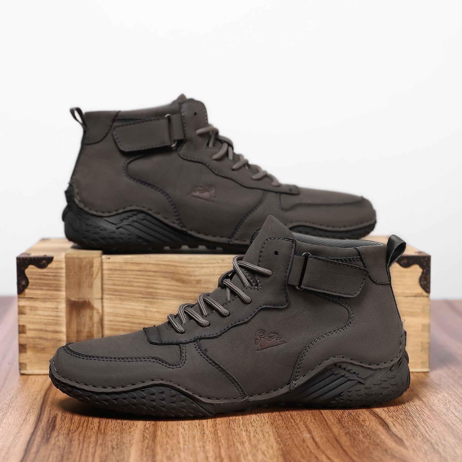 Men’s Octopus High-Top Suede Martin Boots Handmade Casual Boots