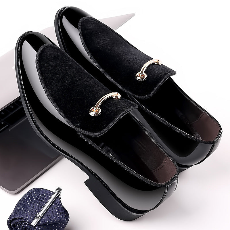 Men's Leather Suede Patent Casual Shoes Fashion Loafers Wedding Men's Shoes Hair Stylist Flats