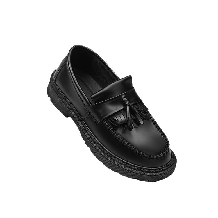 2025 Men's Tassel Loafers - Premium Leather Business Shoes, Versatile for Spring and Autumn, Ideal for Work & Weddings