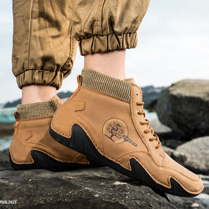 Men’s Best Selling High-Top Sock Lace-Up Chelsea Boots