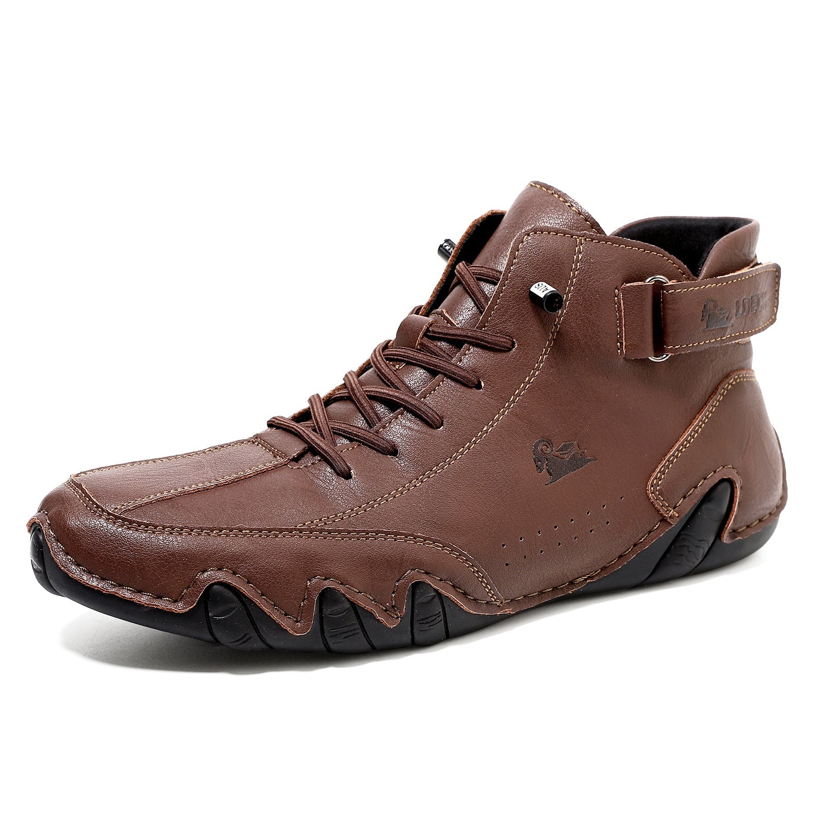Men’s Octopus High-Top Lace-Up Hand-Sewn Casual Work Boots