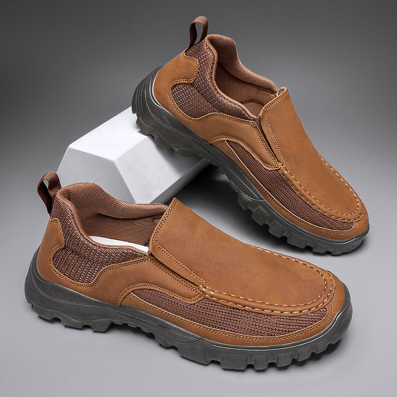 New Men’s Casual Loafers – Comfortable & Lightweight Walking Shoes, Slip-On Men’s Leather Loafers, Easy-to-Wear Casual Footwear
