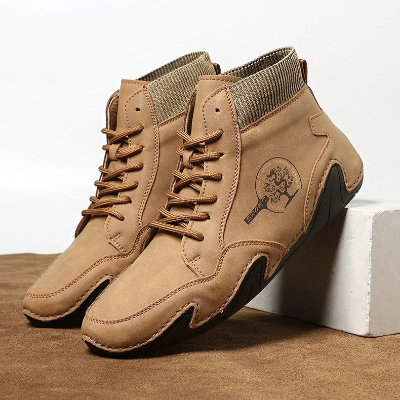 Men’s Best Selling High-Top Sock Lace-Up Chelsea Boots