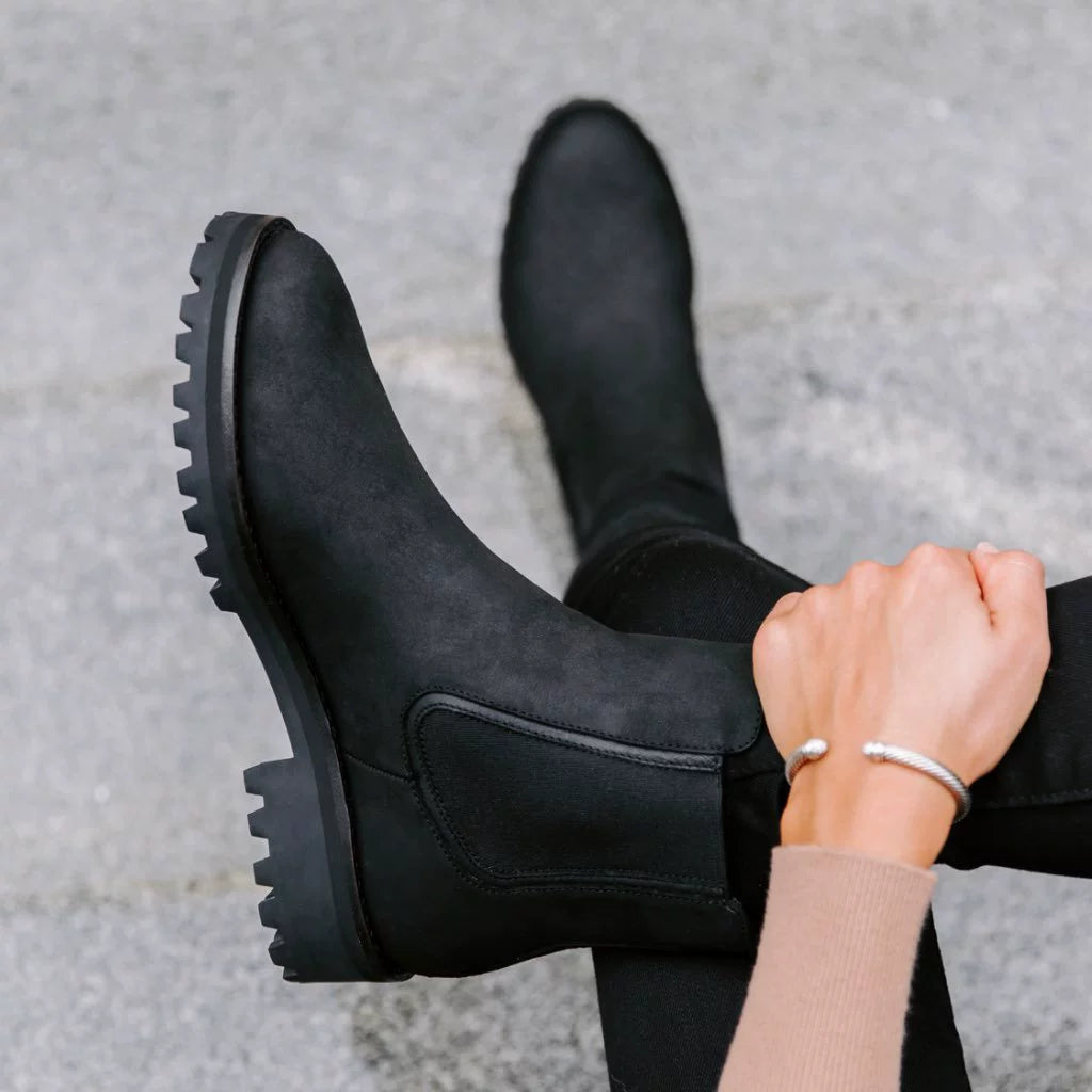 Women’s Casual Chunky Sole Milear Ankle Boots New Winter Low Cut Round Toe Martin Boots for Cross Border Trade