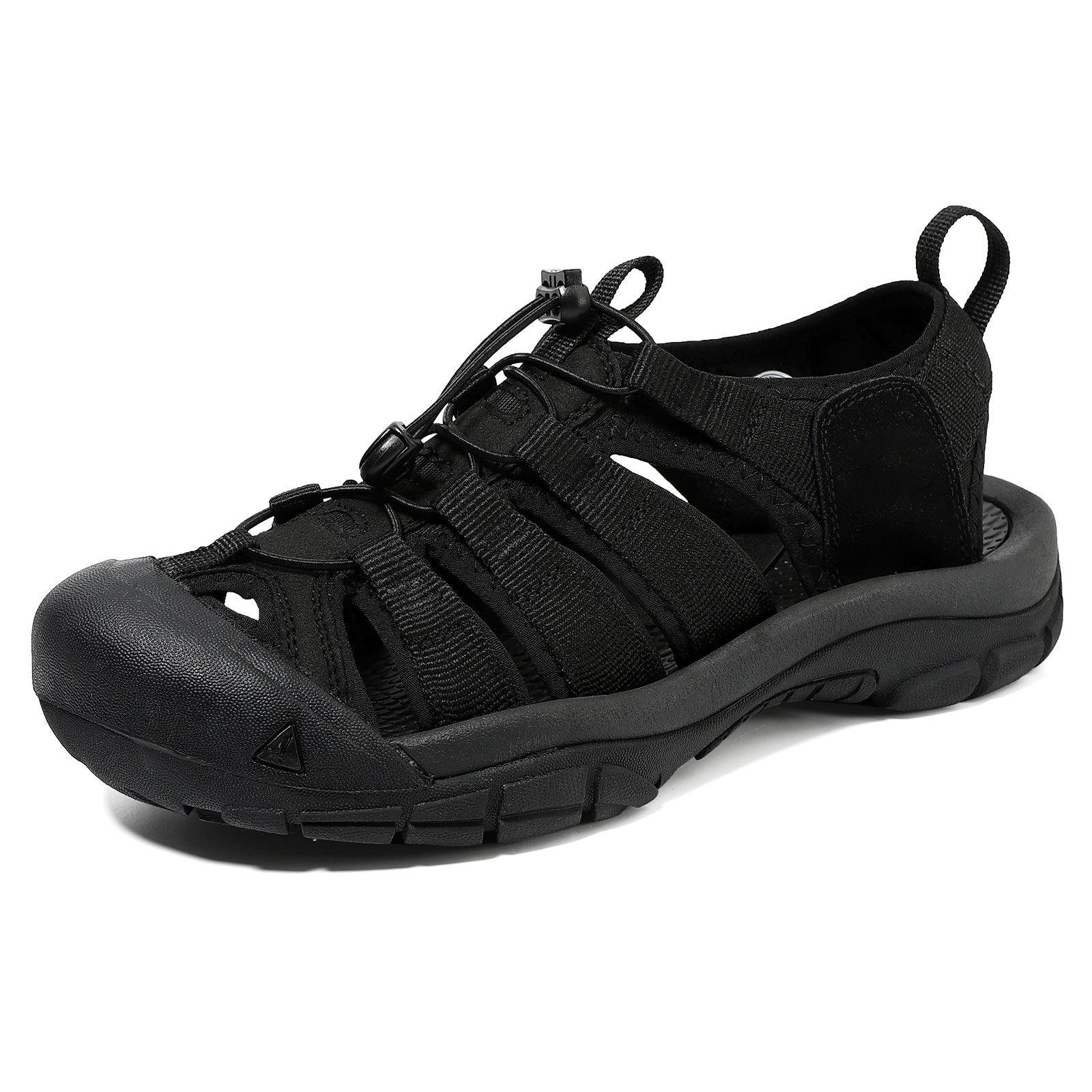 Men’s Summer Handmade Sandals Thick Sole Closed-toe Beach Shoes