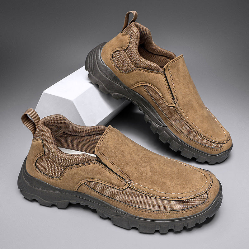 New Men’s Casual Loafers – Comfortable & Lightweight Walking Shoes, Slip-On Men’s Leather Loafers, Easy-to-Wear Casual Footwear