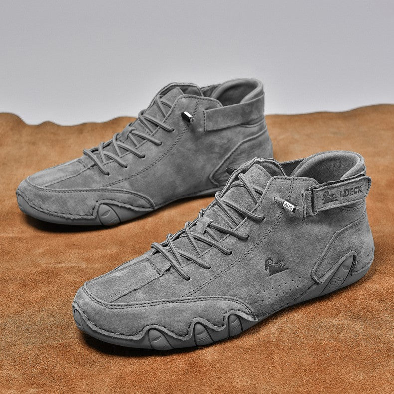 Men’s Octopus High-Top Microfiber with Fleece Lining Martin Boots