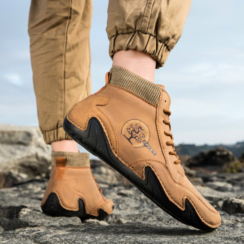 Men’s Best Selling High-Top Sock Lace-Up Chelsea Boots