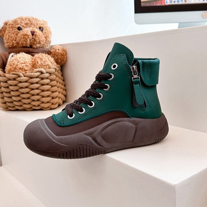2025 Autumn/Winter High-Top Sneakers for Women, Trendy & Versatile Casual Platform Shoes, Comfortable Stylish Fashionable Streetwear, Breathable and Durable