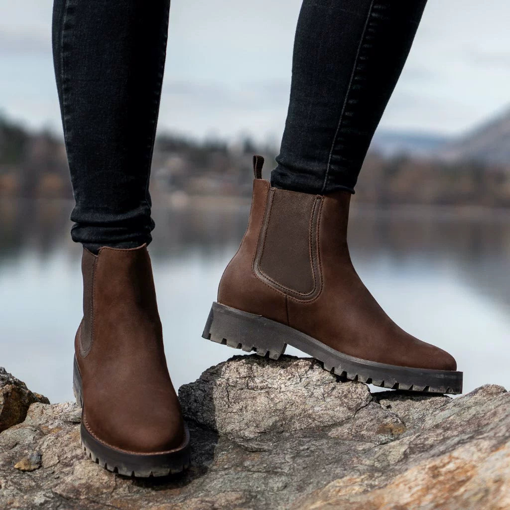 Women’s Casual Chunky Sole Milear Ankle Boots New Winter Low Cut Round Toe Martin Boots for Cross Border Trade