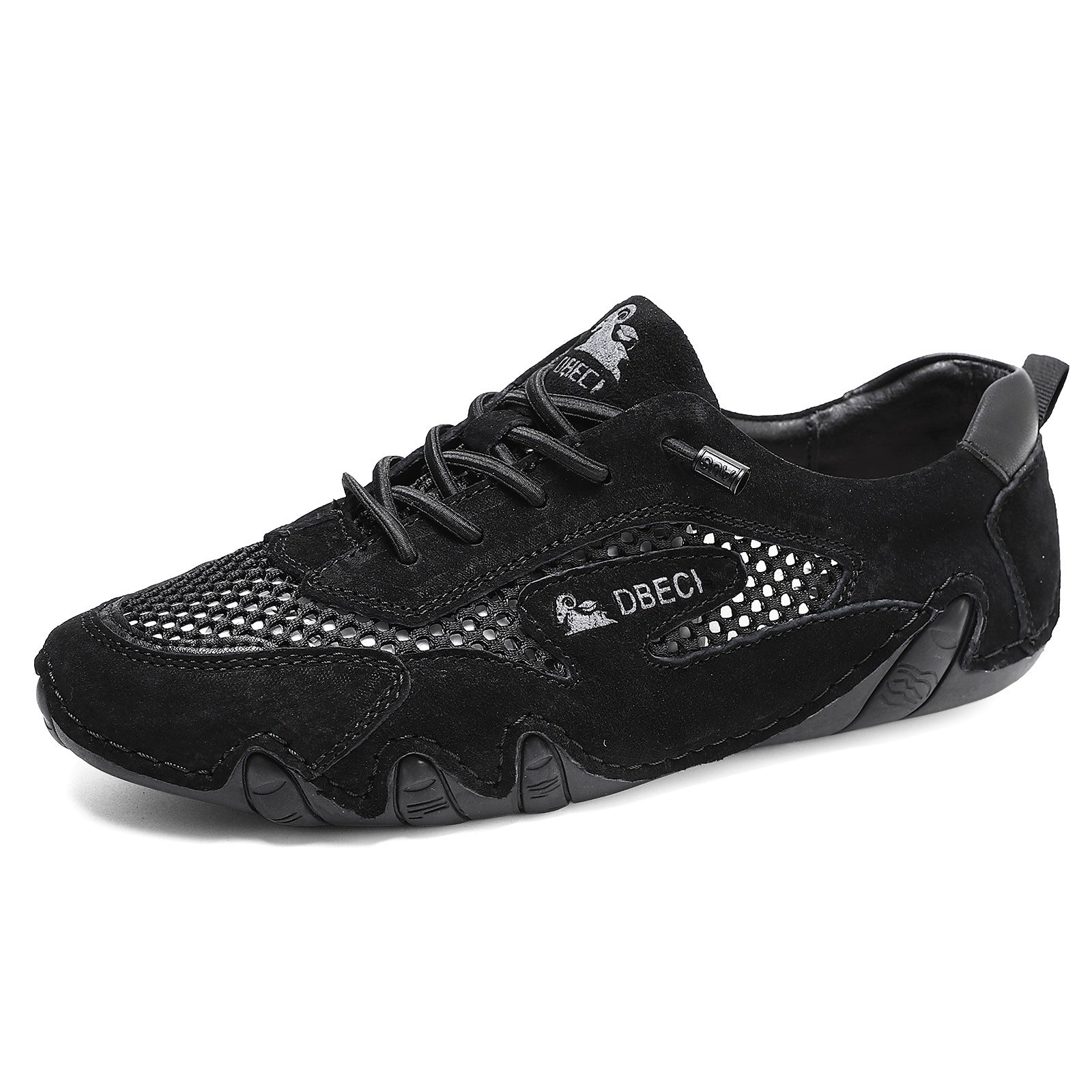 Men's Best-Selling Outdoor Breathable Mesh Sneakers Plus-Size Rubber-Soled Sports Shoes