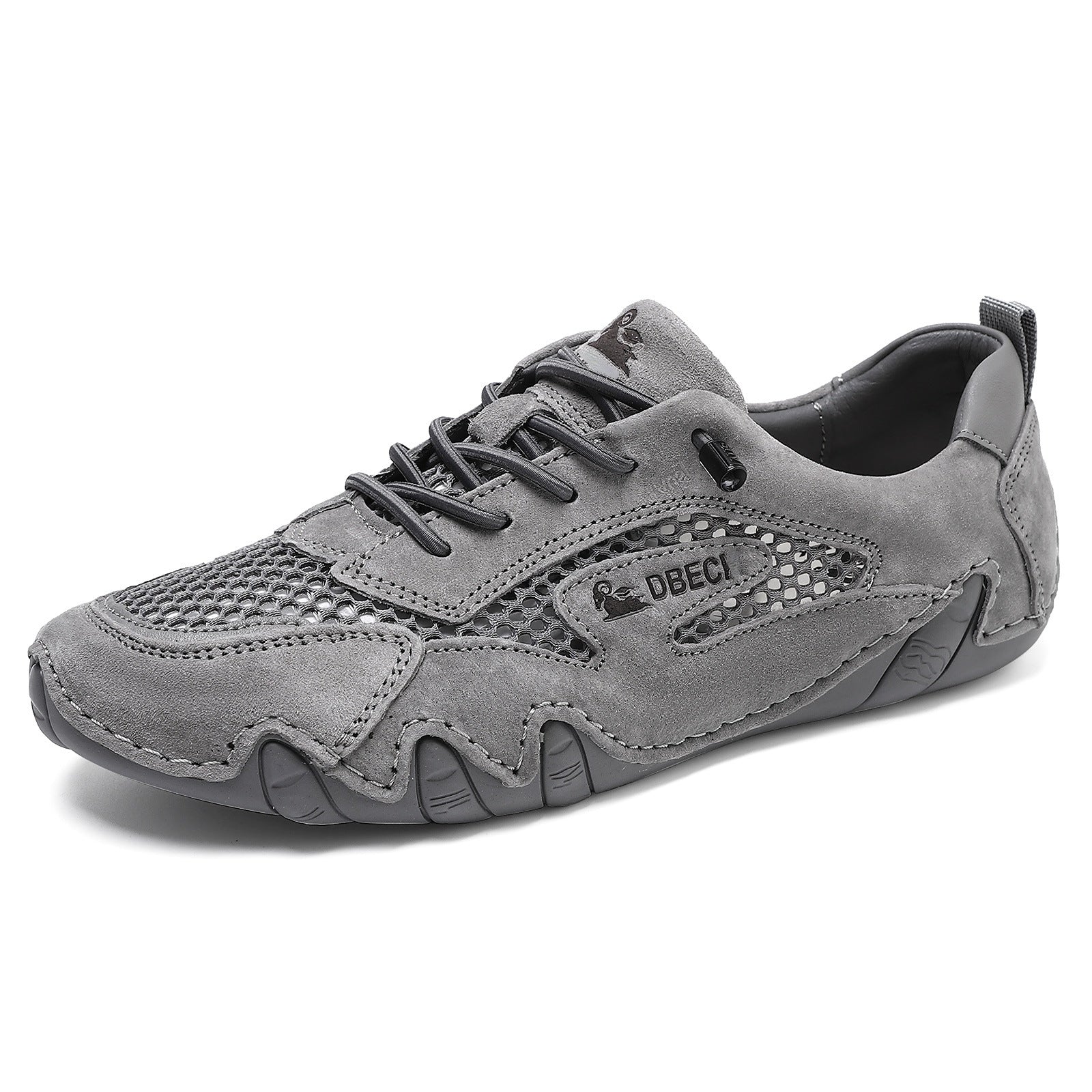 Men's Best-Selling Outdoor Breathable Mesh Sneakers Plus-Size Rubber-Soled Sports Shoes